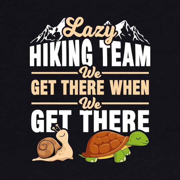 Lazy Hiking Team Group by Tobias Store